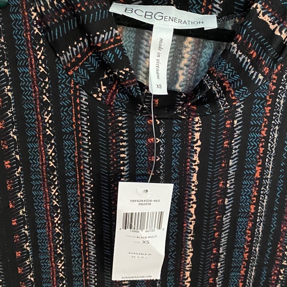 BCBG long sleeve mock neck dress - Picture 2 of 2